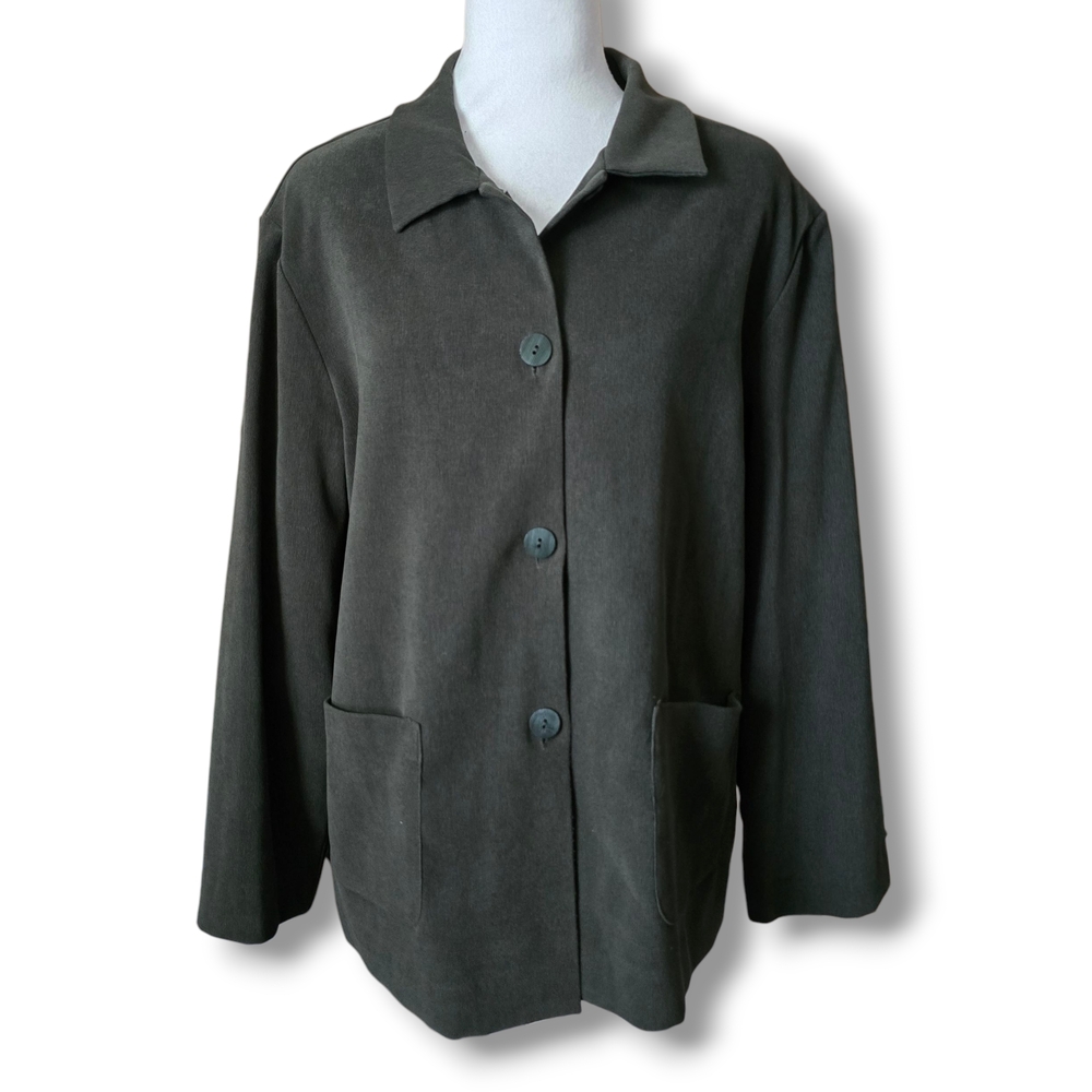 Vintage Casual Corner ANNEX Dark Green Jacket - Size 14